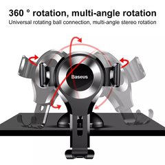 Bộ đế giữ điện thoại dùng trong xe hơi Baseus Osculum Type Gravity Car Mount (Hút chân không, Gắn Táp lô xe)