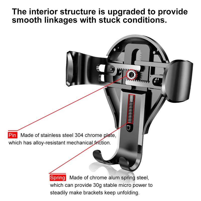 Bộ đế giữ điện thoại dùng trong xe hơi Baseus Osculum Type Gravity Car Mount (Hút chân không, Gắn Táp lô xe)