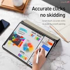 Miếng dán chống trầy, chống vân tay Baseus Paper-like Film cho iPad Pro 2021/2020/2018/ Pro 2017/iPad 9.7inch/iPad Mini/iPad 10.2inch (0.15mm, Nano-Sheild Clear Screen, Apple Pencil authentic writing Feeling)