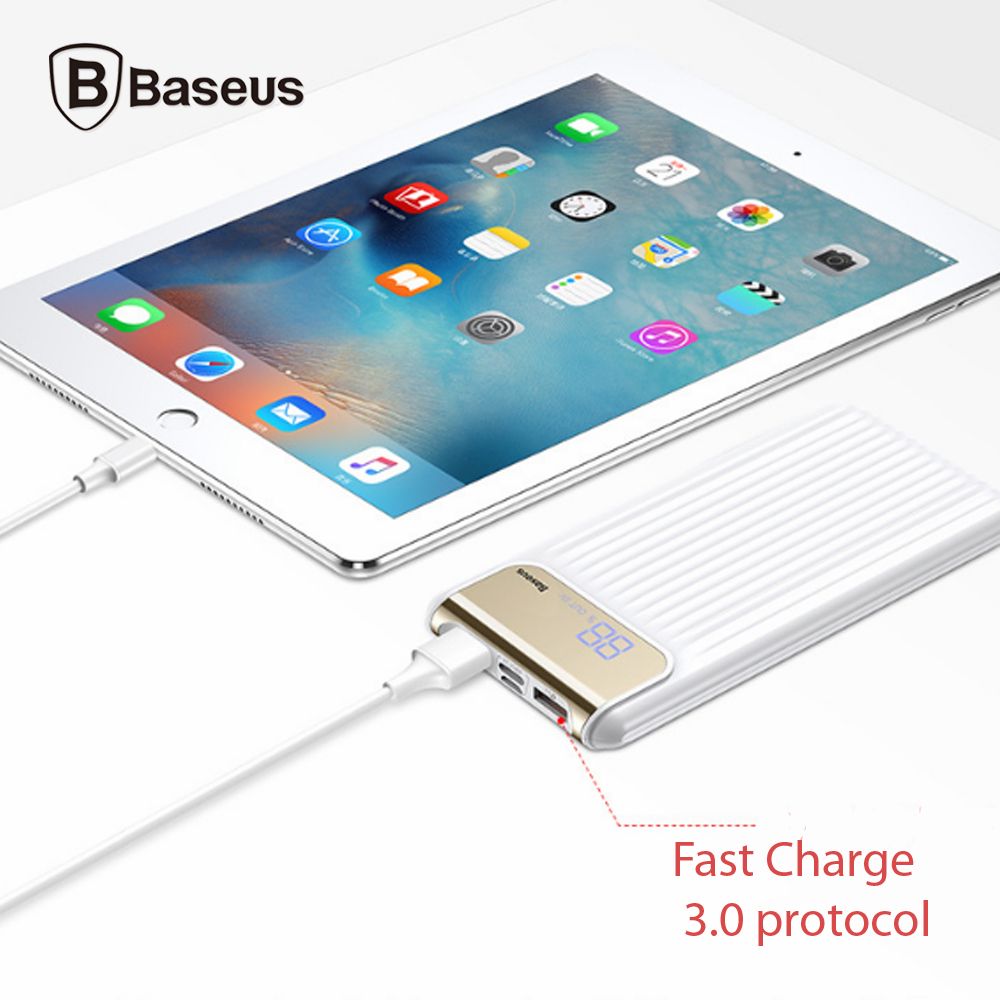 Pin sạc dự phòng sạc nhanh Baseus LV113 cho Smartphone/ Tablet/ Macbook (Quick charge 3.0, 10,000mAh, 2 Port USB)
