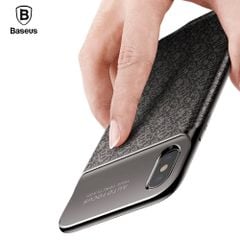 Ốp lưng tích hợp Pin Sạc dự phòng 3500mAh Baseus LV115 cho iPhone X (Plaid Backpack Power Bank)
