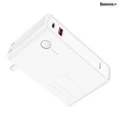 Bộ sạc nhanh tích hợp pin dự phòng Baseus Power Station 2in1 10000mAh PD3.0/QC3.0 (18W Type C and USB Double Quick Charge, Travel Charger & Powerbank)