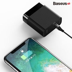 Bộ sạc nhanh du lịch 2 trong 1 Baseus Power station Travel Charger tích hợp pin dự phòng 5000mAh (15W, Type C PD 3.0/ USB Quick charge 3.0)