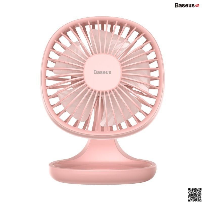 Quạt mini để bàn Baseus Baseus Pudding-Shaped Fan ( 3 mức tốc độ - Mini USB Air Cooling Fan Clip Desk Fan)