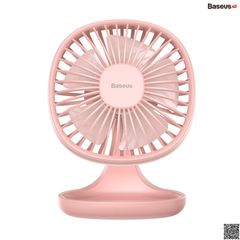 Quạt mini để bàn Baseus Baseus Pudding-Shaped Fan ( 3 mức tốc độ - Mini USB Air Cooling Fan Clip Desk Fan)