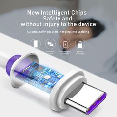 Cáp sạc nhanh Baseus Purple Ring – Type-C, 40W 5A, hỗ trợ Huawei SuperCharge, dùng cho Huawei/Samsung/Xiaomi ổn định