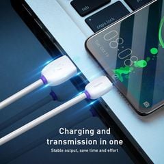 Cáp sạc nhanh Baseus Purple Ring – Type-C, 40W 5A, hỗ trợ Huawei SuperCharge, dùng cho Huawei/Samsung/Xiaomi ổn định