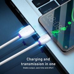 Cáp sạc Type C Baseus Purple Ring HW Super Quick Charging USB Cable cho Huawei/ Samsung/ Xiaomi (40W, 5A , Huawei Super Quick charge)