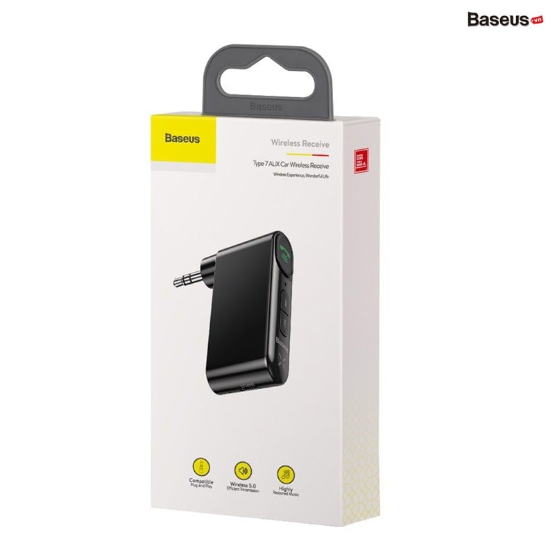 Baseus Aux Car Bluetooth Receiver 3.5mm Wireless Audio Receiver