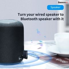 Bộ Bluetooth Receiver dùng cho xe hơi Baseus Qiyin AUX ( Car AUX 3.5mm Bluetooth Receiver/ Adapter)