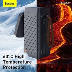 Kích bình ô tô thế hệ mới Baseus Reboost Jump Starter  tích hợp bộ chuyển đổi DC to AC 220V/50Hz (with Portable Energy Storage Power Supply AC 220V/50Hz - 100W)