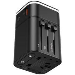 Bộ sạc nhanh du lịch đa năng Baseus Removable 2 in 1 Universal Travel Adapter PPS Quick Charger Edition(18W, Type C PD 3.0/ USB Quick charge 3.0, US/UK/EU/AU/CN)