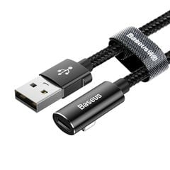 Cáp sạc tích hợp đầu chia Lightning 1 thành 2 Baseus Rhythm Bent Connector Audio and Charging Cable dùng cho iPhone/iPad