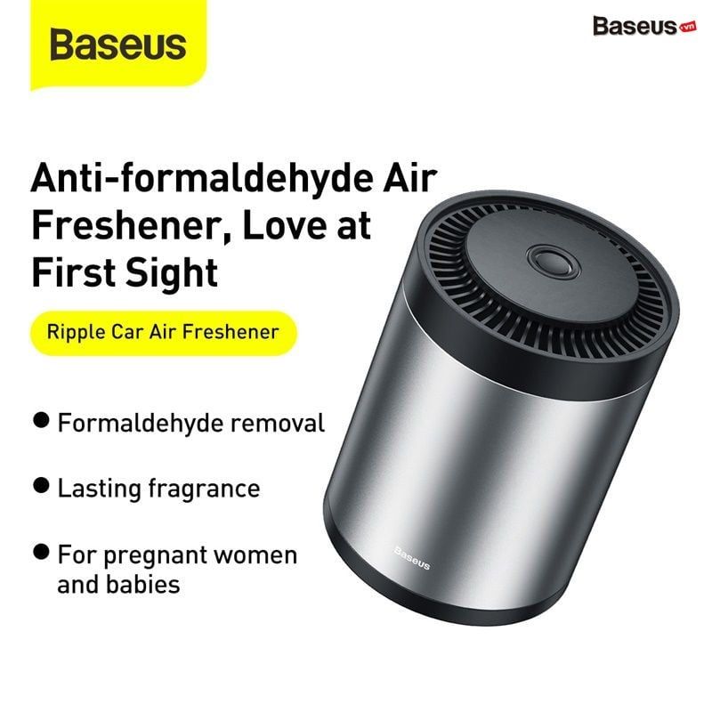 Bộ nước hoa khô khử mùi, lọc không khí dùng cho xe hơi Baseus Ripple Car Cup Holder Air Freshener (with Formaldehyde PurificationFunction)