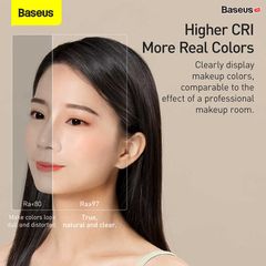 Gương trang điểm thông minh 3 trong 1 Baseus Smart Beauty Series Lighted Makeup Mirror (RA ≥ 97 , 4000K color Temperature, 18000mAh, Mirror with Storage Box)