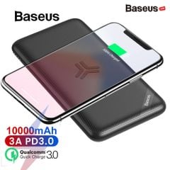 Pin dự phòng tích hợp sạc nhanh không dây Baseus S10 Bracket Power Bank 10,000mAh (10W Wireless, 18W PD/ Quick Charge 3.0)