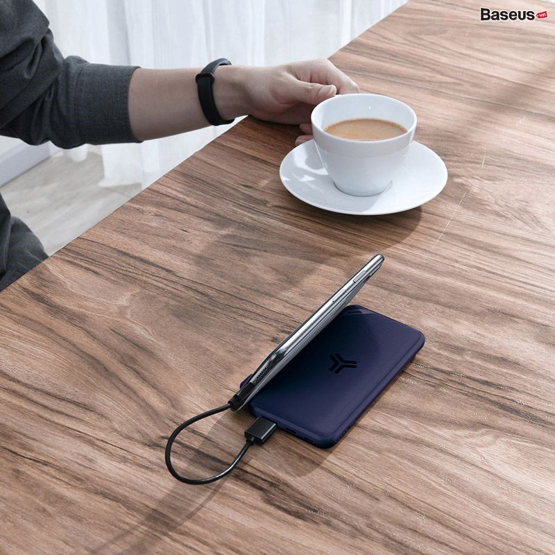 Pin dự phòng tích hợp sạc nhanh không dây Baseus S10 Bracket Power Bank 10,000mAh (10W Wireless, 18W PD/ Quick Charge 3.0)