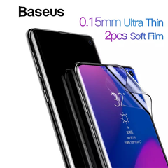 Bộ 2 miếng Film dán full màn hình Baseus Full Screen LV460 cho Samsung S10 / S10 Plus (0.15mm,02 PCS Full Coverage Soft Film)