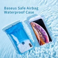 Túi hơi 4 lớp chống nước, chống chìm đa năng Baseus Safe Airbag Waterproof Case cho iPhone / Samsung (Waterproof Swimming Surfing Cover)