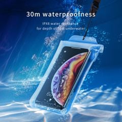 Túi hơi 4 lớp chống nước, chống chìm đa năng Baseus Safe Airbag Waterproof Case cho iPhone / Samsung (Waterproof Swimming Surfing Cover)