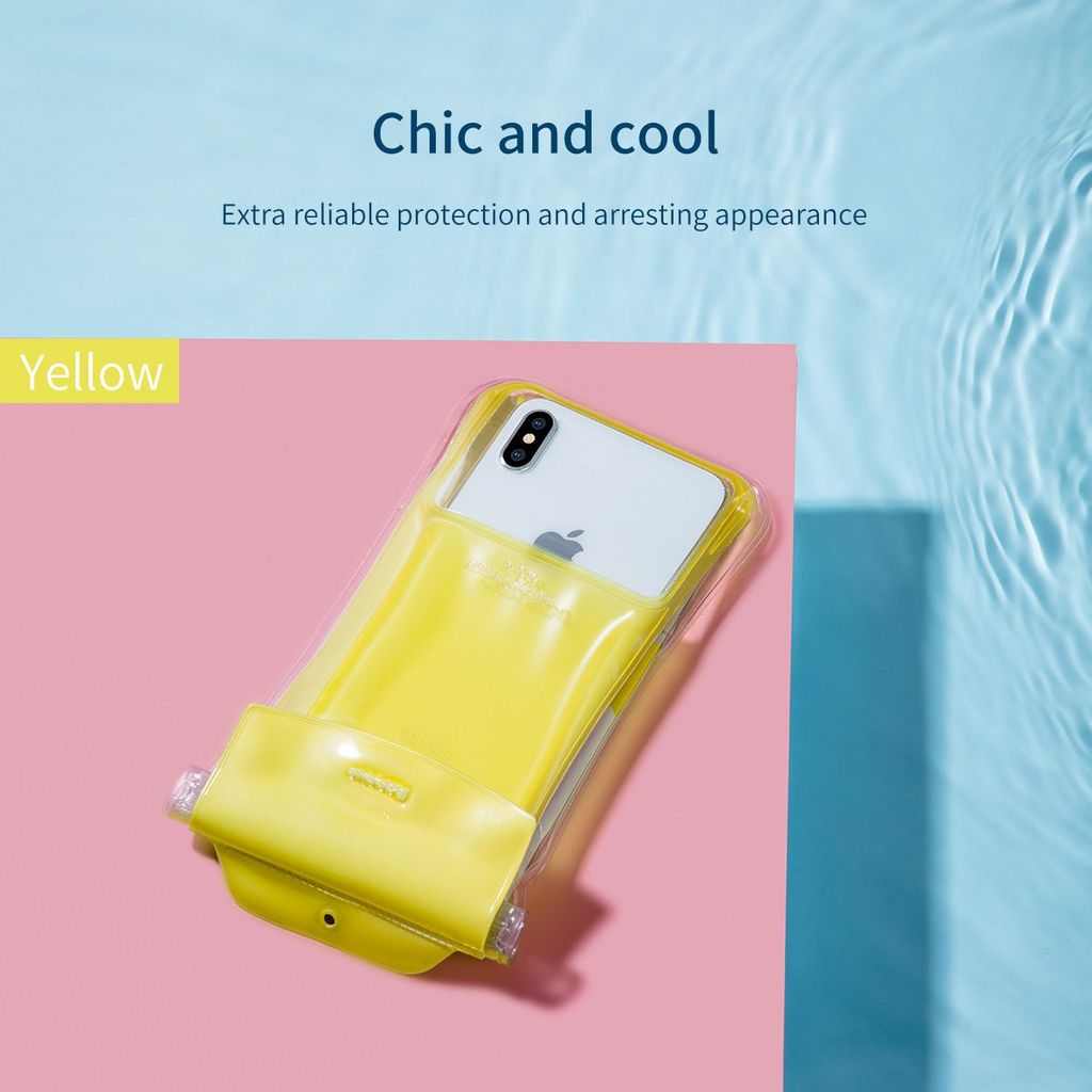 Túi hơi 4 lớp chống nước, chống chìm đa năng Baseus Safe Airbag Waterproof Case cho iPhone / Samsung (Waterproof Swimming Surfing Cover)