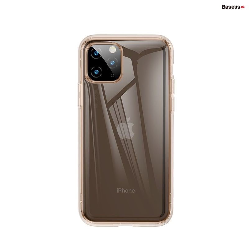 Baseus Safety Airbags Case For iP 6.5inch（2019）Transparent Gold