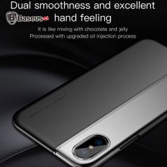 Ốp lưng Baseus Haft to Haft LV181 cho iPhone X Gold/ Đỏ/ Đen (Soft TPU + Hard PC Protective Shell Back Cases)