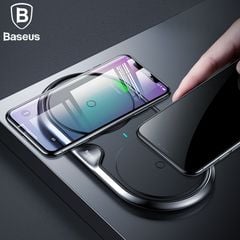 Đế sạc nhanh không dây Baseus Dual Wireless Charger cho iPhone 8/ iPX /iP2018/ Samsung S8/ S9/ Note 8/9 (10W,Qi Wireless Quick Charger)