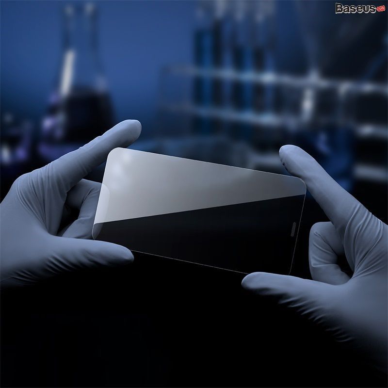 Kính Cường Lực Siêu Bền Chống Nhìn Trộm Baseus Full-glass Crystal Tempered Glass Film Cho iPhone Series X/11/12/13 (0.3mm, 1Pcs)