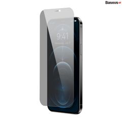 Kính Cường Lực Siêu Bền Chống Nhìn Trộm Baseus Full-glass Crystal Tempered Glass Film Cho iPhone Series X/11/12/13 (0.3mm, 1Pcs)