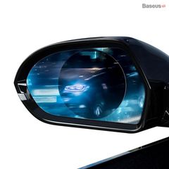 Film dán Nano chống bám nước mưa Baseus Rainproof Film 0.15mm dùng cho kính hậu xe ô tô  (02 PCS, Car Rear-View Mirror Transparent Rainproof Film)