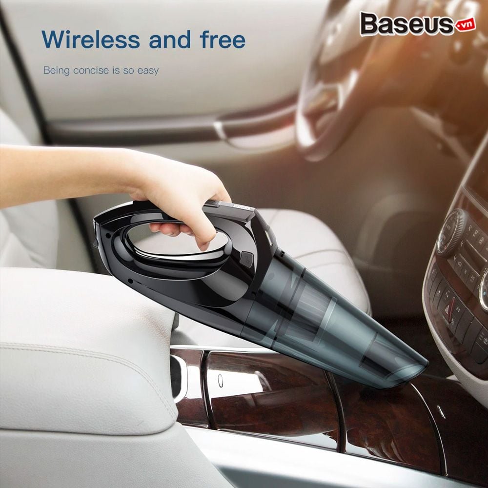 Máy hút bụi cầm tay Mini dùng trong xe hơi Baseus Shark One H-505 Car Vacuum Cleaner (4000 Pa / 65W, Wireless)