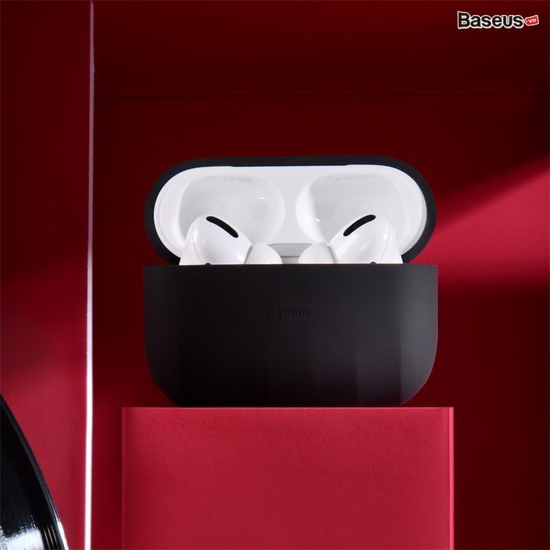 Case chống sốc cho Airpods Pro Baseus Shell Pattern Case (Soft TPU, Oil stain and Fingerprint Silica Gel)