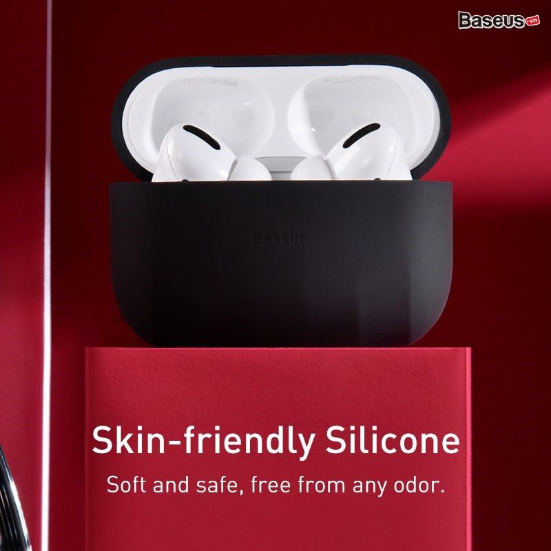 Case chống sốc cho Airpods Pro Baseus Shell Pattern Case (Soft TPU, Oil stain and Fingerprint Silica Gel)
