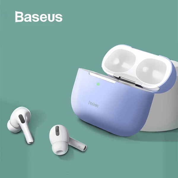 Bao Silicone siêu mỏng dùng cho Airpods Pro Baseus Super Thin Silica Gel Case (0.8mm, Oil stain and Fingerprint)