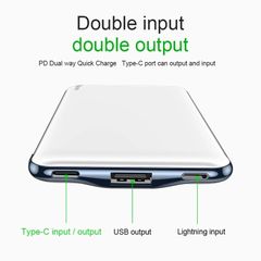 Pin dự phòng sạc nhanh siêu mỏng Baseus Simbo Smart Power Bank 10,000mAh cho Smartphone/Tablet ( 5V/3A PD Fast Charging, USB-C PD input/ Output Dual Way)