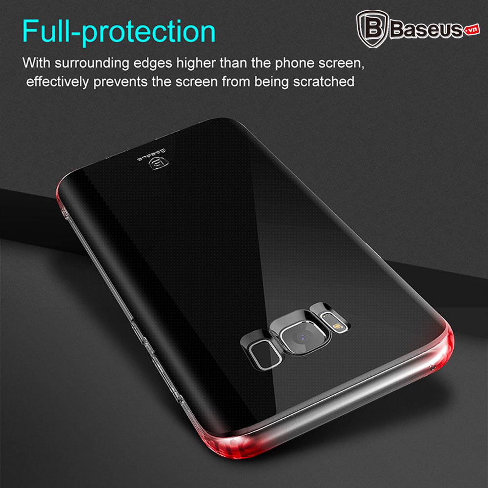 Ốp lưng Silicone trong suốt chống bụi Baseus Simple Case cho Samsung Galaxy S8/ S8 Plus ( Soft Silicone, Dirt-resistant Case)