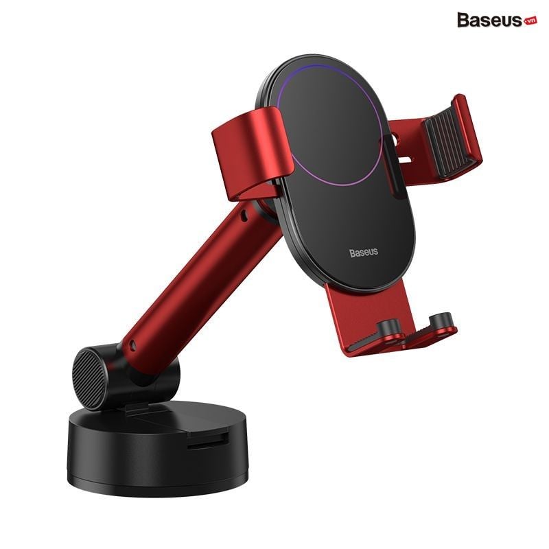 Bộ giá treo điện thoại dùng gắn kính hoặc táp lô trên xe hơi Baseus Simplism Gravity (Car Mount/Holder with Suction Base)