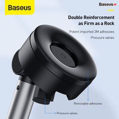 Bộ giá treo điện thoại dùng gắn kính hoặc táp lô trên xe hơi Baseus Simplism Gravity (Car Mount/Holder with Suction Base)