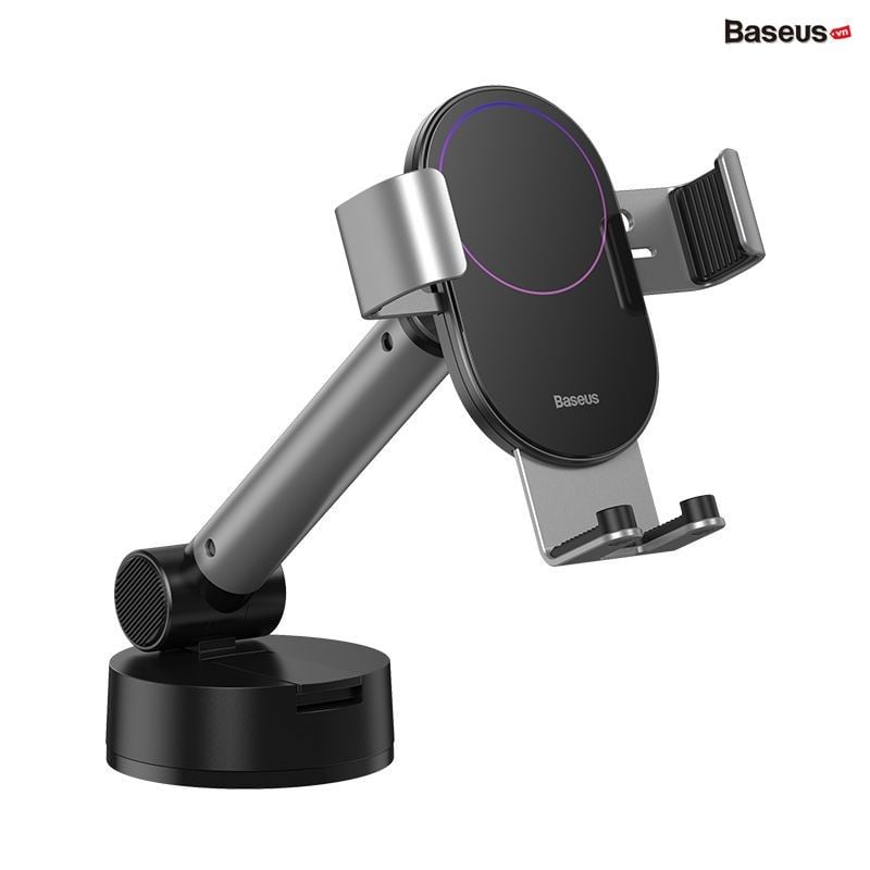 Bộ giá treo điện thoại dùng gắn kính hoặc táp lô trên xe hơi Baseus Simplism Gravity (Car Mount/Holder with Suction Base)