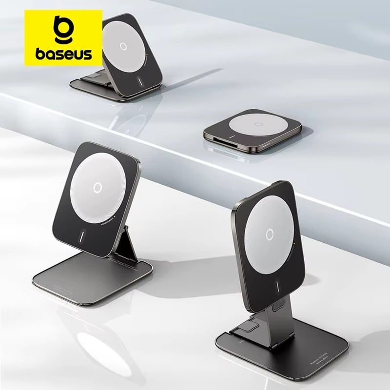 Giá đỡ từ tính Baseus PrimeTrip VX1 – Gập 3 trục, 2 mặt nam châm, siêu mỏng, nhiều chế độ dựng tiện lợi