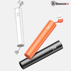 Pin sạc dự phòng siêu nhỏ gọn Baseus cho iPhone và Smartphone Android (2000mAh, tích hợp dây sạc đa năng cho Android/ iOS)