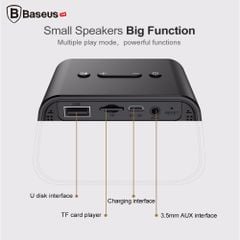 Loa Bluetooth Mini đa năng Baseus Encok E02 (TF Card, USB, AUX, Wireless Speaker)