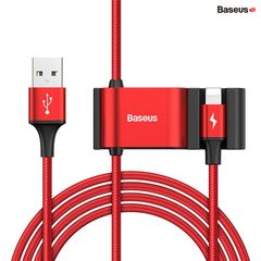 Cáp sạc Baseus LV720 – Lightning tích hợp 2 cổng USB, cấp nguồn ghế sau ô tô, USB to iP + Dual USB, tiện lợi và gọn gàng