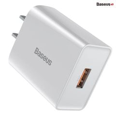 Cốc sạc nhanh Baseus Speed Mini QC/PD 18W (USB/Dual USB/Type C, PD/ Quick Charger)