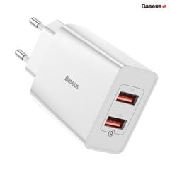 Cốc sạc nhanh Baseus Speed Mini QC/PD 18W (USB/Dual USB/Type C, PD/ Quick Charger)