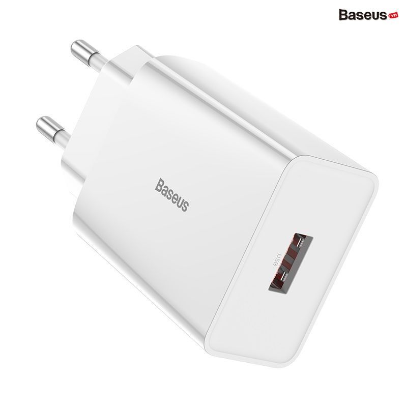 Cốc sạc nhanh Baseus Speed Mini QC/PD 18W (USB/Dual USB/Type C, PD/ Quick Charger)