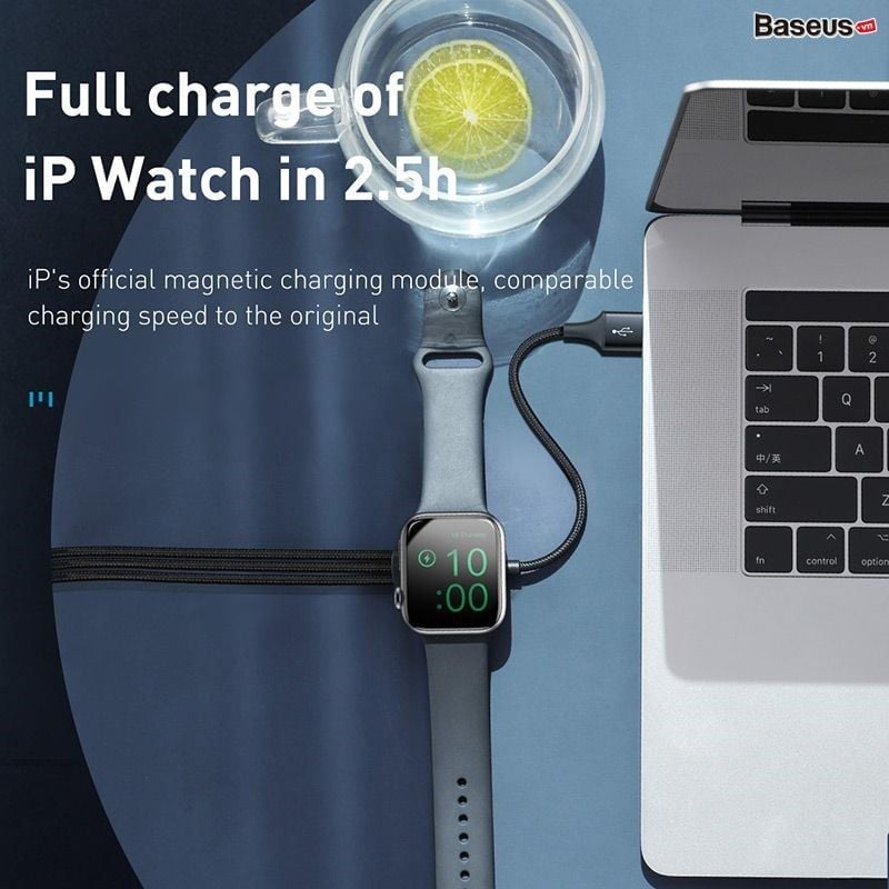 Cáp sạc 3 đầu tích hợp sạc không dây cho Apple Watch Baseus Star Ring Series 4 in 1 Wireless Charging Cable ( USB Type A to USB Type C/ Micro USB/ Lightning With Apple Watch charger)