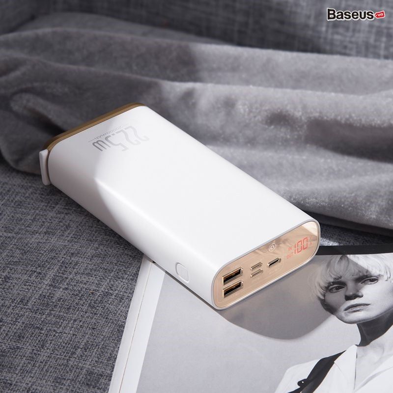 Pin dự phòng sạc nhanh Baseus Starlight Digital Display 20000mAh (22.5W, PD/ Quick Charge Dualway Power Bank )