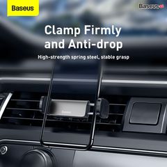 Bộ đế giữ điện thoại dùng cho xe hơi Baseus Steel Cannon Air Outlet Car Mount (nhỏ gọn, gắn khe gió)